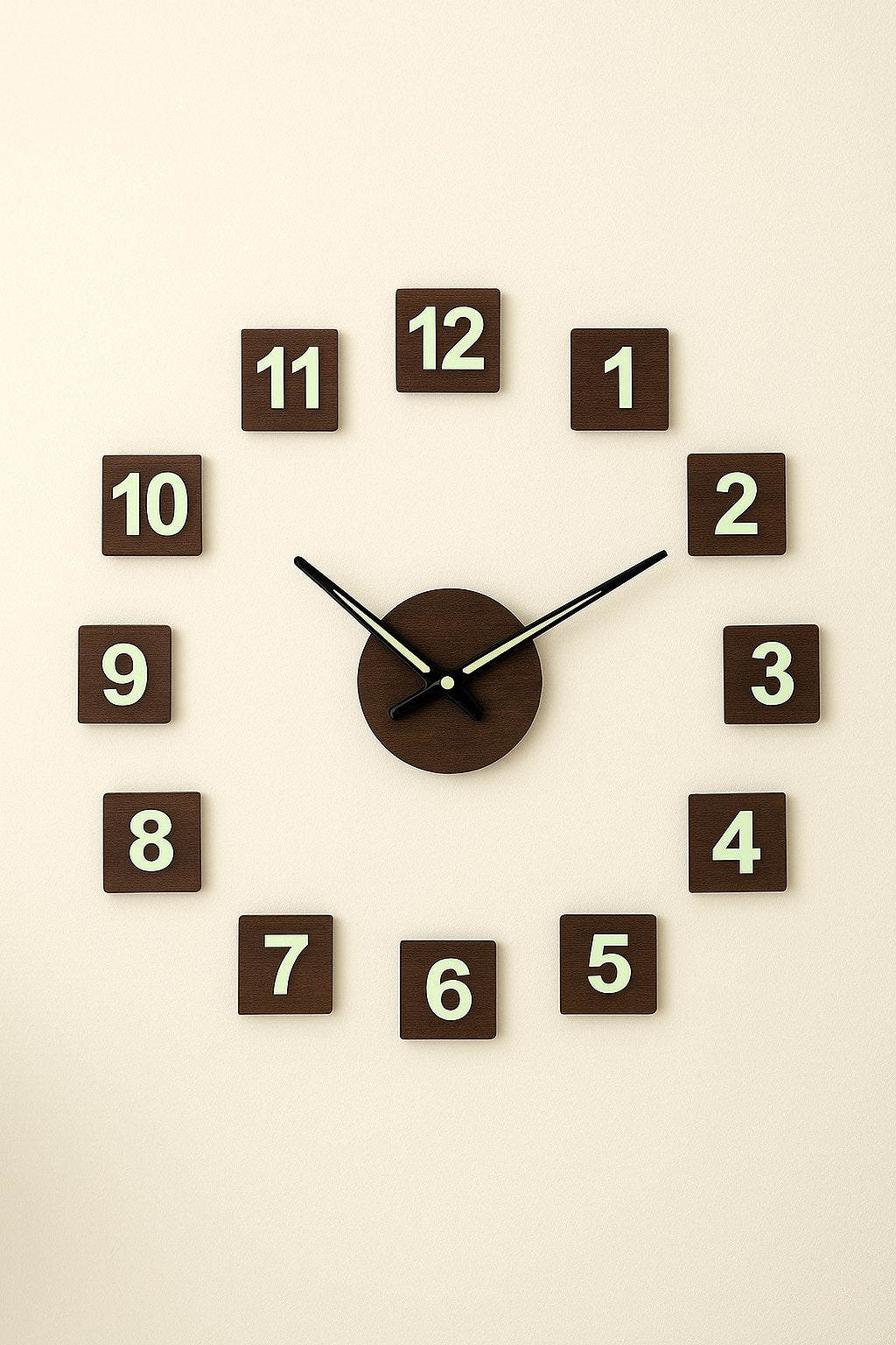 MoonLight Glow Diy Wall Clock