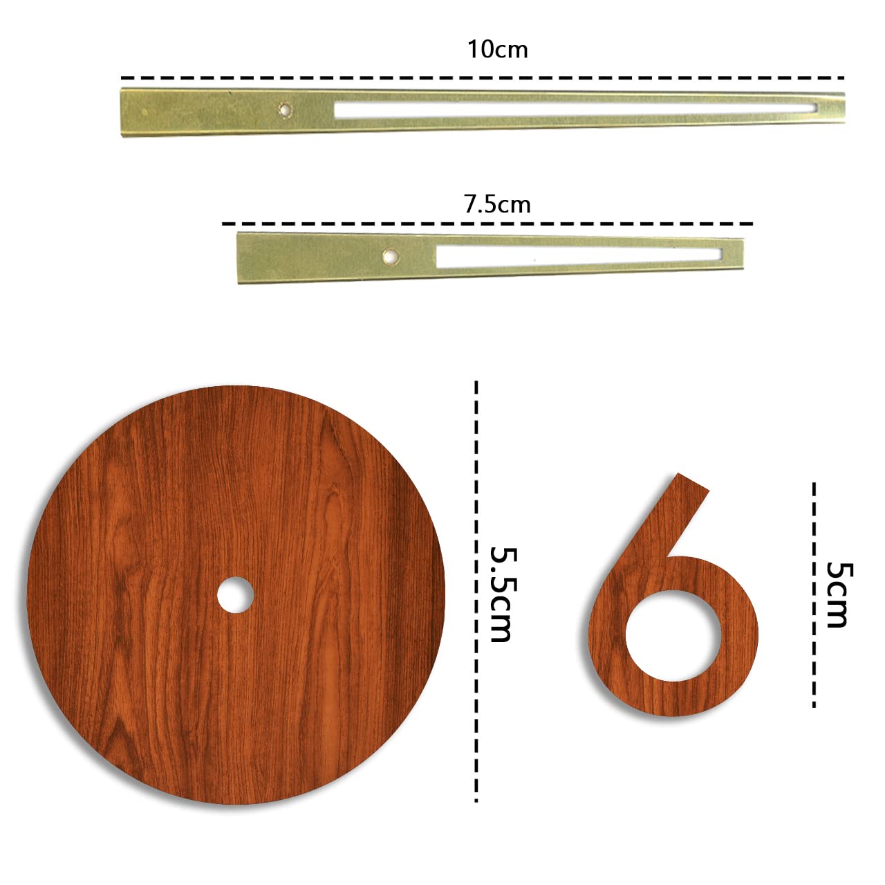 Modern Wooden 3D Wall Clock