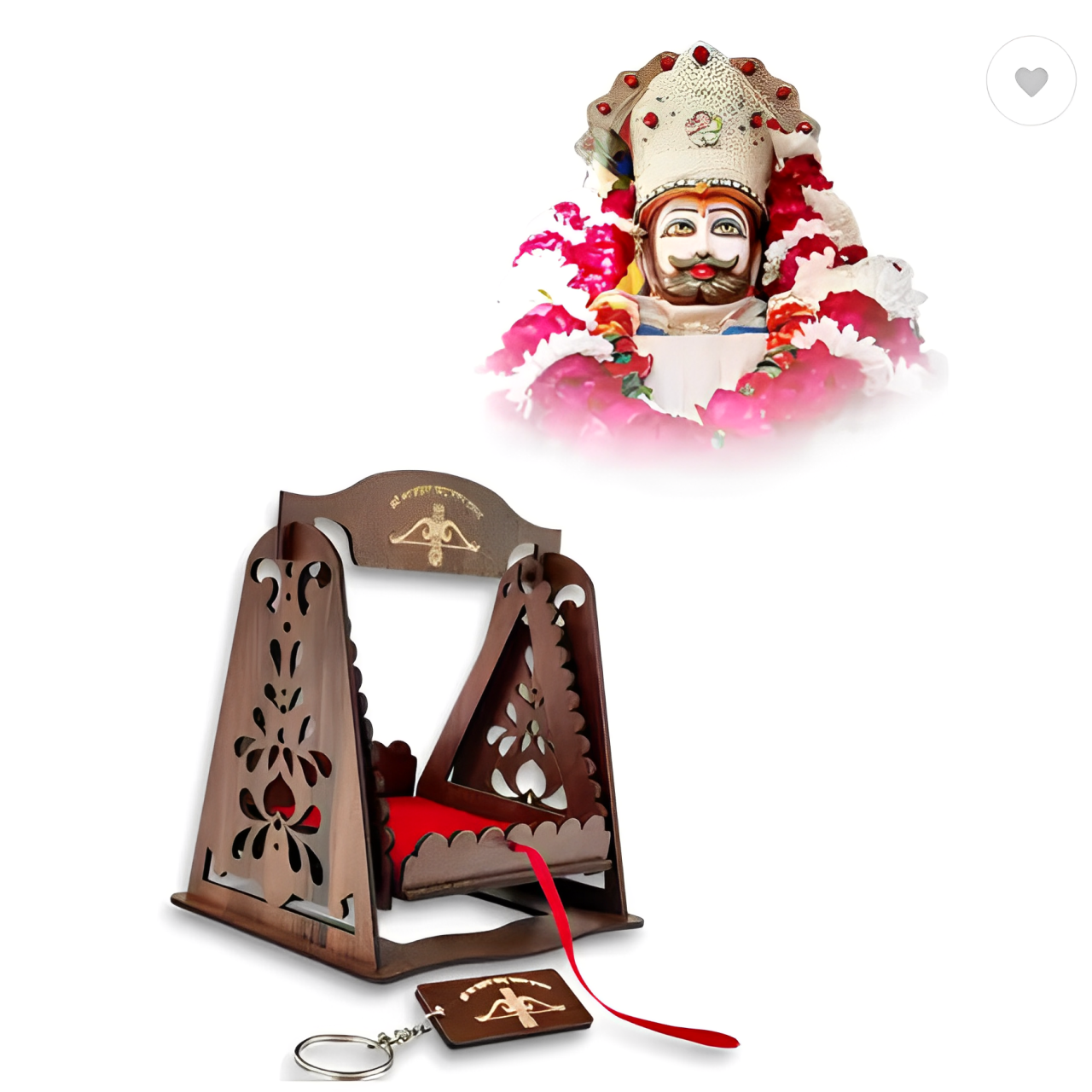 Khatu Shyam Ji Ka Palna β Premium Wood Design