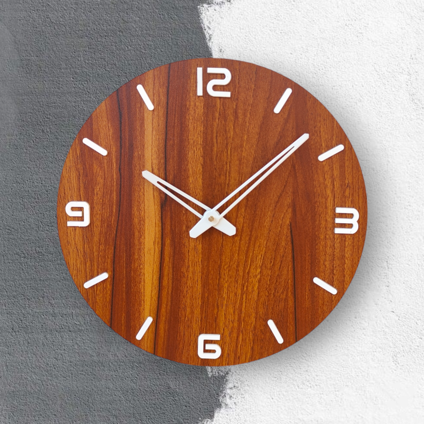 Wooden Wall Clock - Minimalist Home Decor