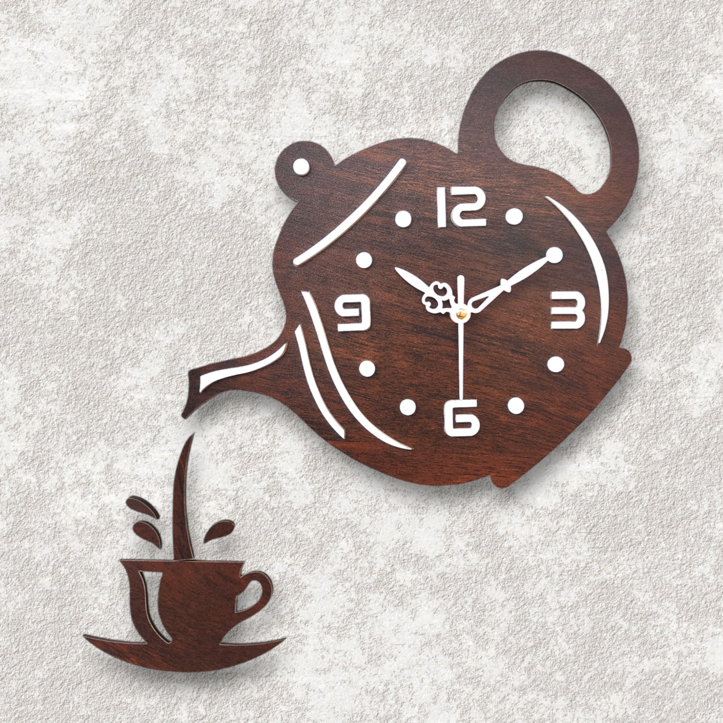 Dark Kettle Wall Clock