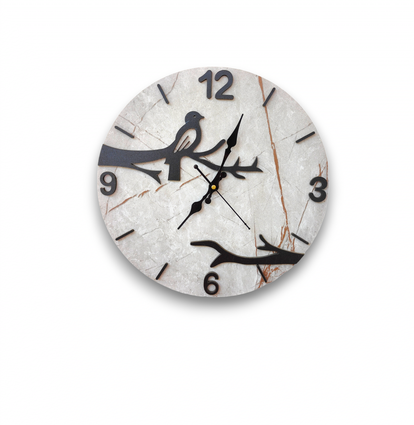 Vintage Marble Effect Modern Farmhouse Wall Clock