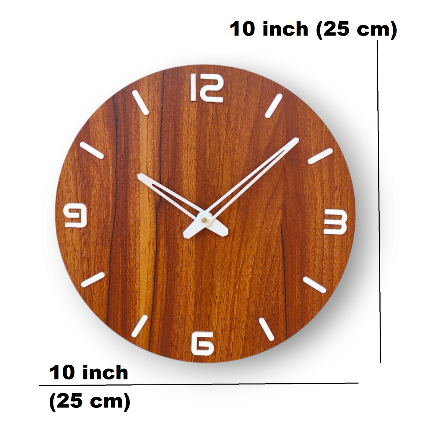 Wooden Wall Clock - Minimalist Home Decor