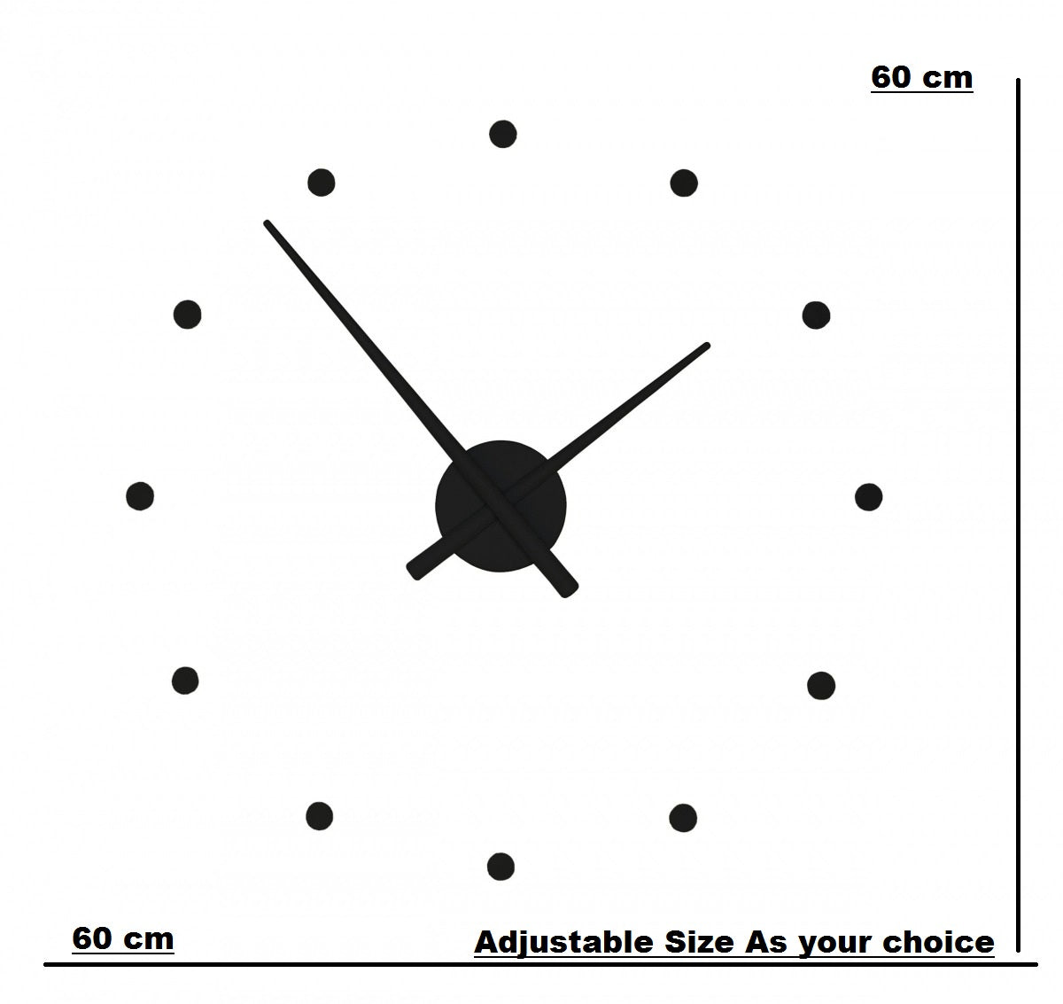 Modern Minimalist DIY Wall Clock