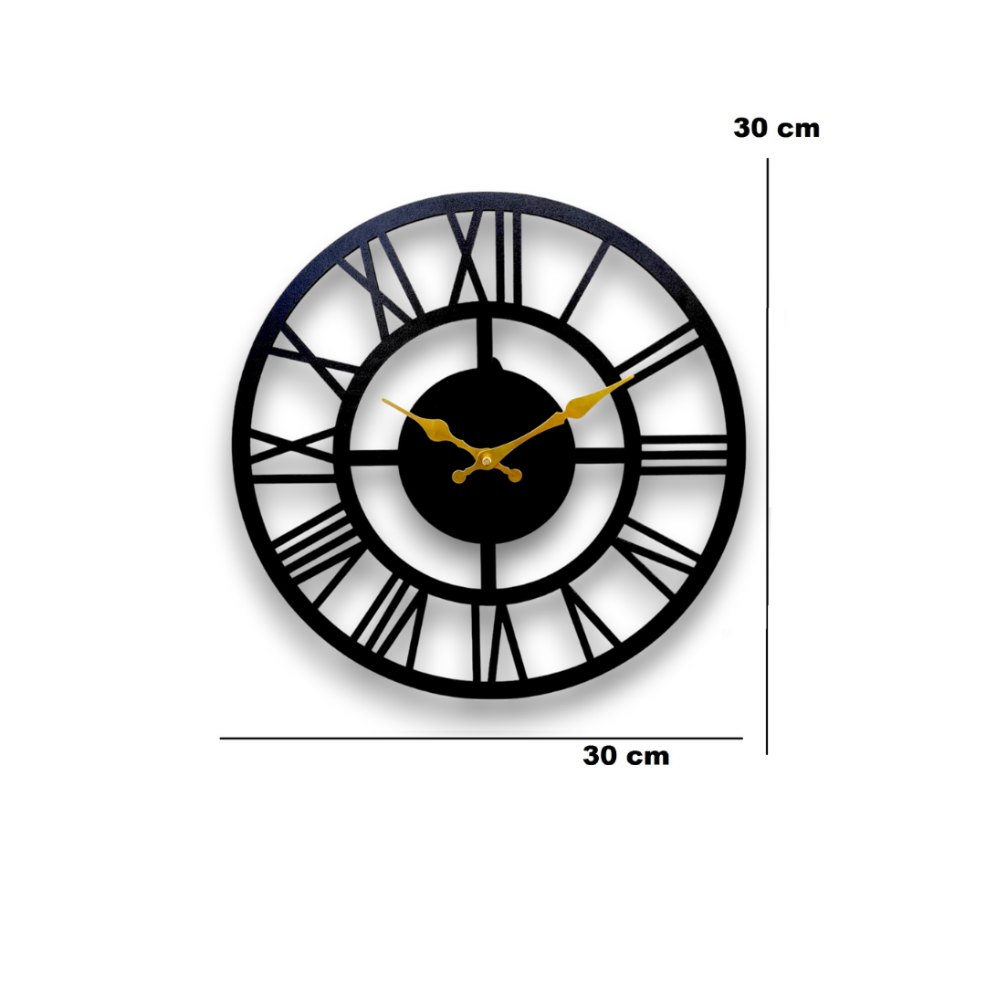 Roman Numeral Wall Clock - Timeless Design