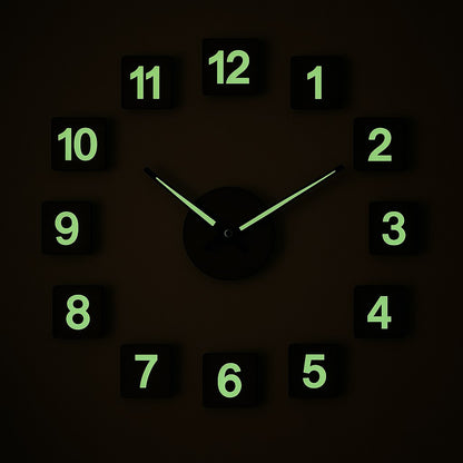 MoonLight Glow Diy Wall Clock