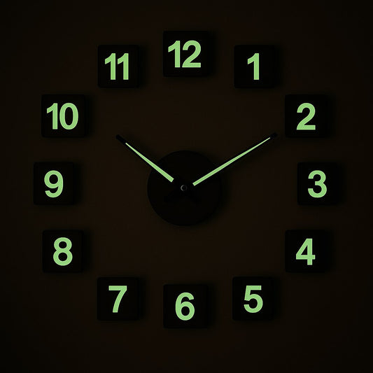 MoonLight Glow Diy Wall Clock