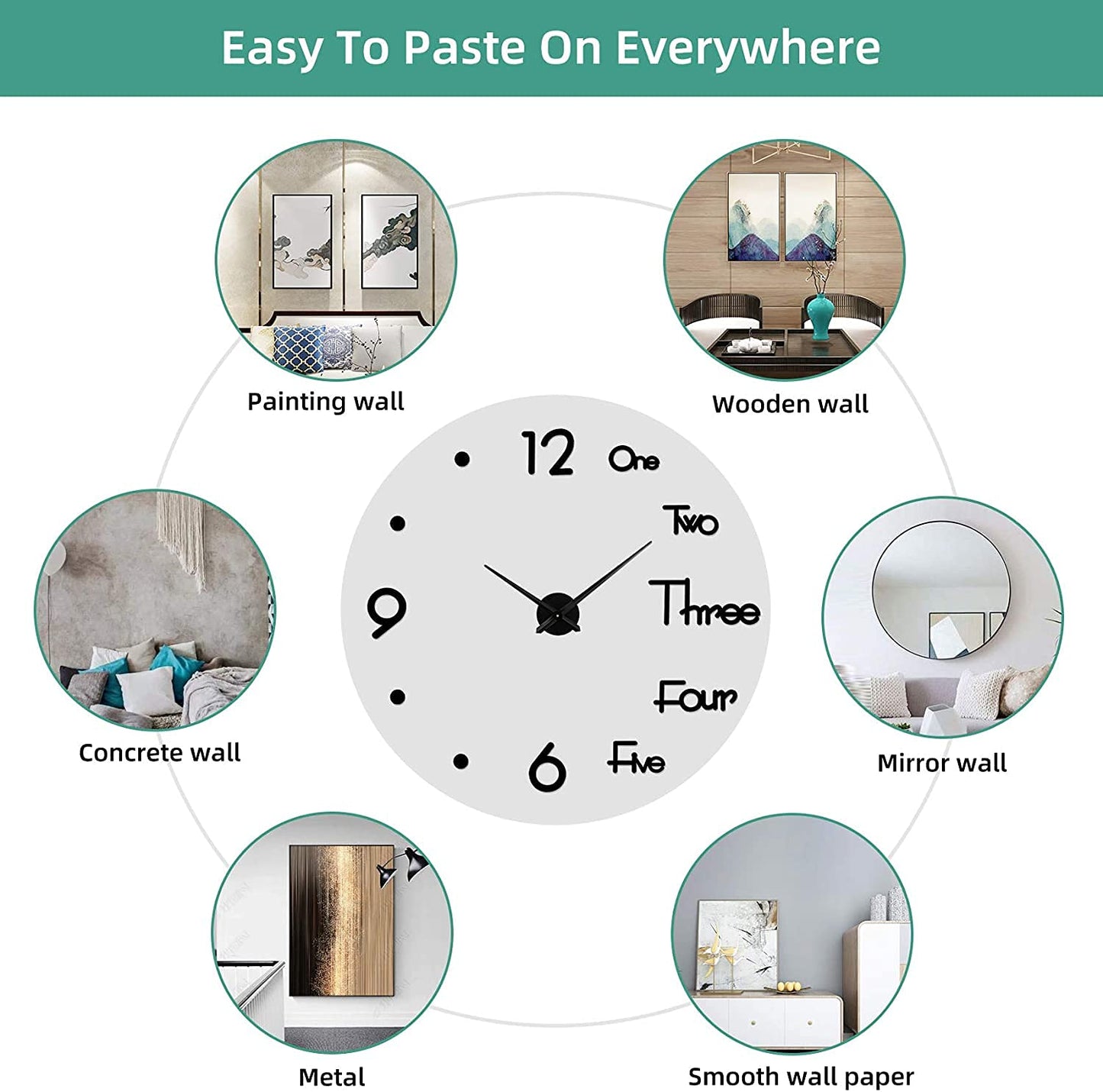 Minimalist Modern Wall Clock