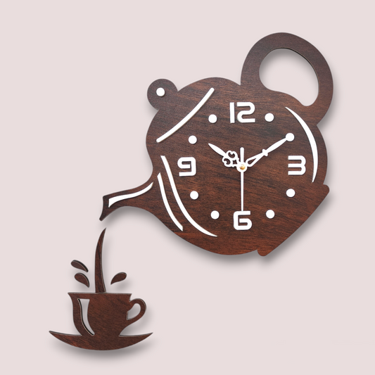 Dark Kettle Wall Clock
