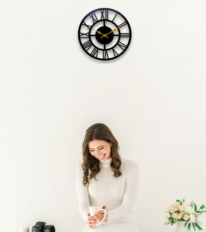 Roman Numeral Wall Clock - Timeless Design