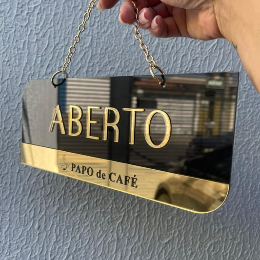 ABERTO Name Plate
