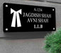 L.L.B Name Plate