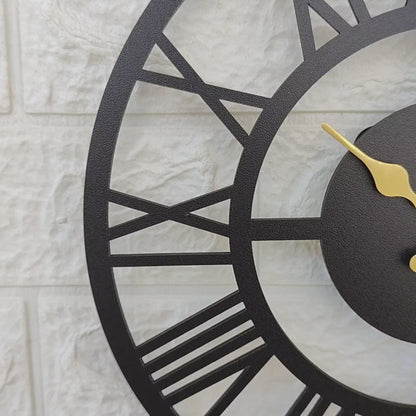 Roman Numeral Wall Clock - Timeless Design